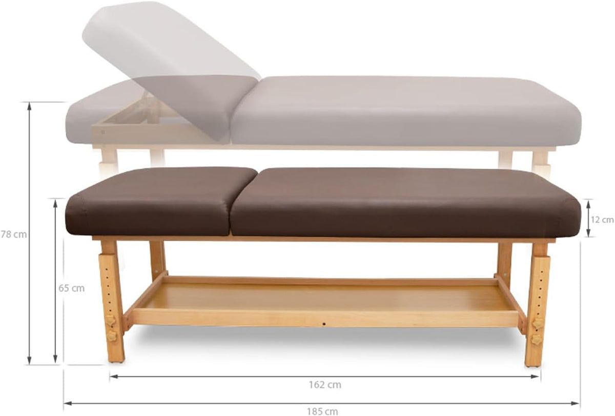 QUIRUMED SPA houten ligstoel met rugleuning, wit