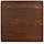 vidaXL Bistro table 60x60 cm MDF dark brown - QUORE