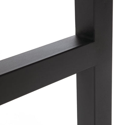 Bolero Vierkant Staal en Acacia Bar Tafel 600mm, DS155