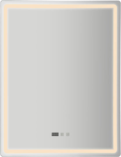 LED Badkamerspiegel – Badkamer Spiegel Verlichting – Wandspiegel – Make-Up Spiegel – Anti-Condens Spiegel – 70x90 cm – Instelbare Kleurtemperatuur – Anti-Condens Technologie