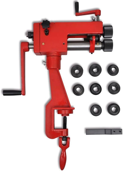 Buismachine – Buizenroller – Buisvormer – Metalen Ringverbinder – Handbediende Buissnijder – Gietijzeren Constructie – Geschikt Voor Buizen Tot 0,8 Mm
