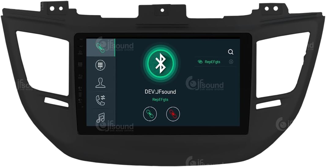 Specifieke autoradio voor Hyundai Tucson schwarz (mit Navigation, Rückfahrkamera und Kenwood-Verstärker als Standard) Android GPS Bluetooth WiFi USB DAB+ Touchscreen 9" 8core Carplay AndroidAuto