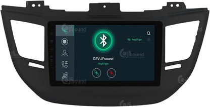 Specifieke autoradio voor Hyundai Tucson schwarz (mit Navigation, Rückfahrkamera und Kenwood-Verstärker als Standard) Android GPS Bluetooth WiFi USB DAB+ Touchscreen 9" 8core Carplay AndroidAuto