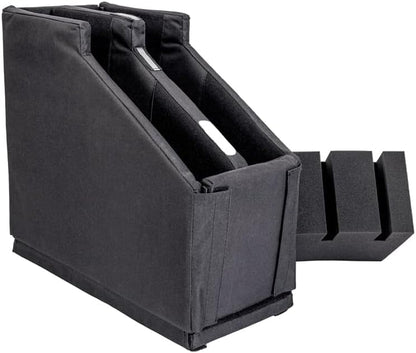 ENKI AMG-2 EXV Double Electric Gitaar Case 3e generatie, zwart, Flight Case