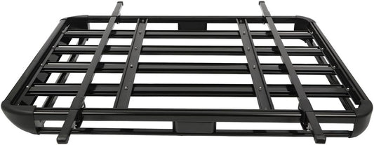 Dakkofferdrager – Dakdrager – Bagagedrager – Roof Rack – Fietsendrager – Universeel Zwart – Aluminium & Kunststof – 160 cm Lengte – Max 150 kg Draagvermogen