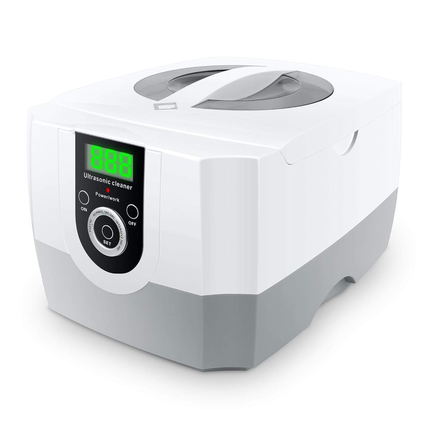LifeBasis Ultrasoon reinigingsapparaat, 42 kHz 1400 ml, brillenreinigingsapparaat, 70 W, bril, ultrasoon bad met led-display en 5 tijdinstellingen, voor optische zaken, sieradenzaken, tandartsen,