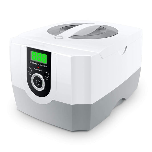 LifeBasis Ultrasoon reinigingsapparaat, 42 kHz 1400 ml, brillenreinigingsapparaat, 70 W, bril, ultrasoon bad met led-display en 5 tijdinstellingen, voor optische zaken, sieradenzaken, tandartsen,