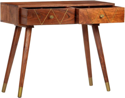 vidaXL Wall table 90x35x76 cm solid acacia wood