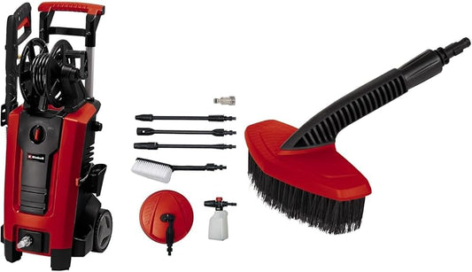 Hogedrukreiniger – Drukspuit – Waterpistool – Schoonmaakspuit – Reinigingsapparaat – 1.900 Watt – 140 Bar – Met Horizontale Wasborstel – 420 L/U Waterverbruik