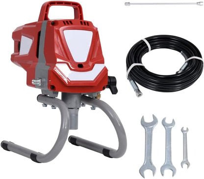 Luchtloze Verfspuit – Verfspuitpistool – Airless Spuitpistool – Verfspuitmachine – Hoge Druk Verfspuit – 1010 W Motor – Maximale Spuitdruk 3.292 psi