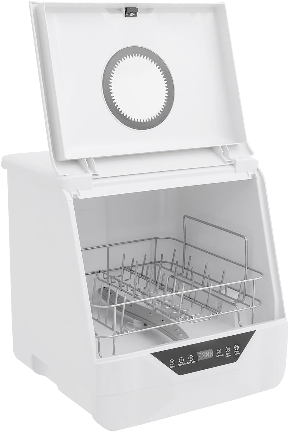 Mini-vaatwasser – Tafelmodel Vaatwasser – Compacte Afwasmachine – Kleine Vaatwasser – Elektrische Mini Vaatwasser – 4 Wasprogramma’s – 800W Vermogen – LED Display – IPX1 Waterdicht