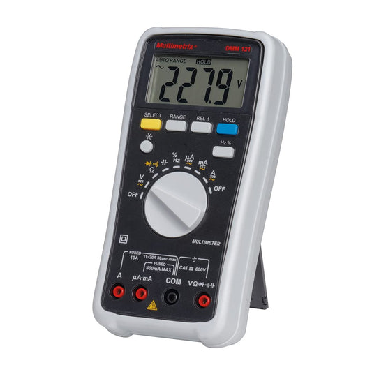 Multimetrix DMM 121 digitale multimeter CAT III 600V display (score): 4000