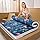 MAXYOYO Futon Matras, gewatteerd Japans vloermatras, gewatteerd bedmatrasoplegger, extra dik, opvouwbaar, ademend, vloerligbed, logeerbed voor camping en bank, flamingo, 135 x 200 cm