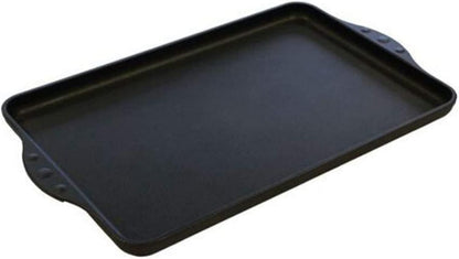 Favoriete pan Teppanyaki grillplaat XXL 43x28 cm - gladde plancha met anti-aanbaklaag van aluminium voor alle warmtebronnen, incl. inductie en buitengrill