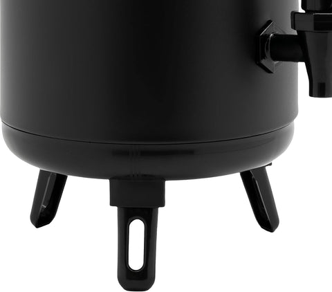 Dispenser - Drankendispenser - Koffiedispenser - 12L - voor warme en koude dranken - 201 roestvrij staal binnenwerk - Zwart