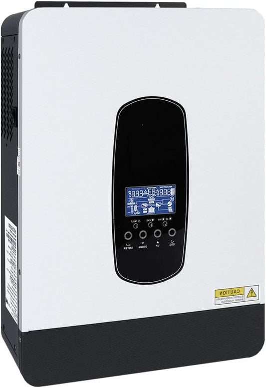 Hybride Omvormer – Zonne-Energie Omvormer – Solar Inverter – Acculader – MPPT Omvormer – 2200W Piekvermogen – 80A MPPT Zonnelader – Max 2000W PV Ingang DC55-450V
