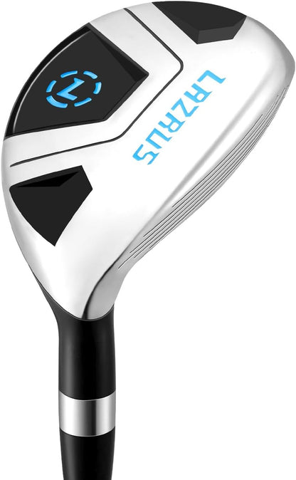 LAZRUS GOLF Premium hybride golfclubs voor heren - 2,3,4,5 & 6 rechterhand, grafiet schachten, regular flex