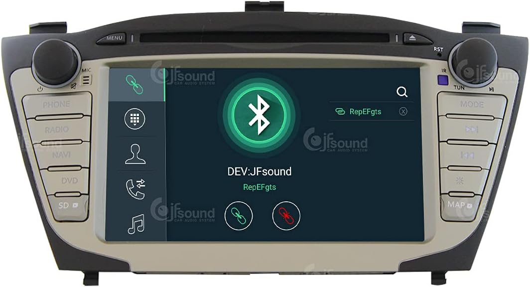 Op maat gemaakte autoradio voor Hyundai IX35 Android GPS Bluetooth WiFi Dab USB Full HD Touchscreen Display 7" Easyconnect Processor 8core Stembediening