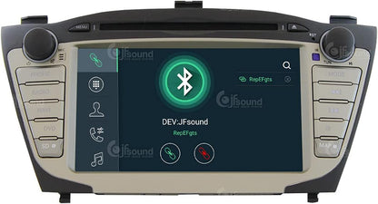 Op maat gemaakte autoradio voor Hyundai IX35 Android GPS Bluetooth WiFi Dab USB Full HD Touchscreen Display 7" Easyconnect Processor 8core Stembediening