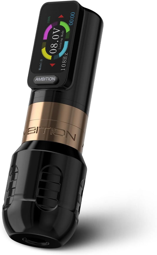 Tattoo Machine – Tattoo Pen – Rotary Machine – Tattoo Gun – Draadloze Tattoo Pen Zwart Met Extra Batterij – Brushless Motor – Kleurentouchscreen