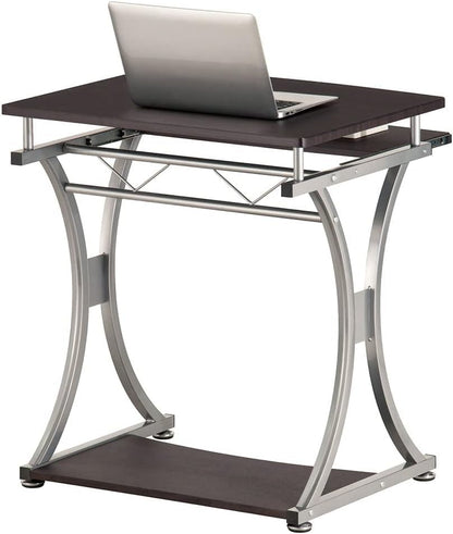 Techly Compact pc-bureau met afneembare lade, grafietzwart (ICA-TB 328BK)