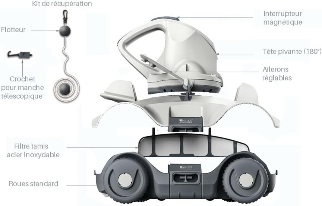Kokido Rc25cbx/eu Manga X Pool Cleaning Robot One Size