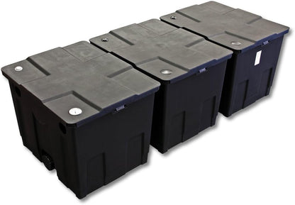 SunSun vijverfilterset voor 90.000 l met UVC 24 W, ECO-pomp 100 W, slang 25 m en skimmer