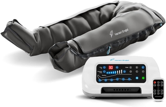 Venen Engel 6 Premium Recovery Boots 6 Massageprogramma’s – Medisch Gecertificeerd voor Veneuze & Lymfatische Aandoeningen – Behandeling van Cellulite – Aanvulling op Lymfedrainage