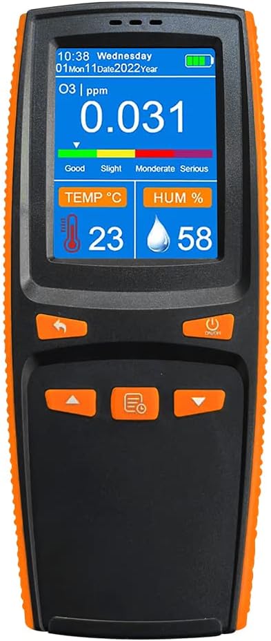 Draagbare Ozon Analyzer Multifunctionele O3 Ozon Meter Luchtdetector Intelligente Sensor Ozon Meter Luchtkwaliteit Vervuiling Monitor