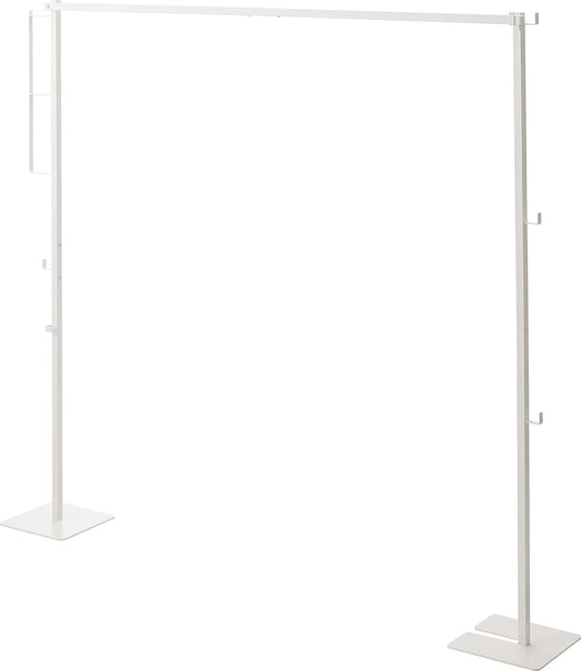 Yamazaki 6619 TOWER Foldable Indoor Drying Rack, white, Steel/Polypropylene, 175 x 25 x 160 cm