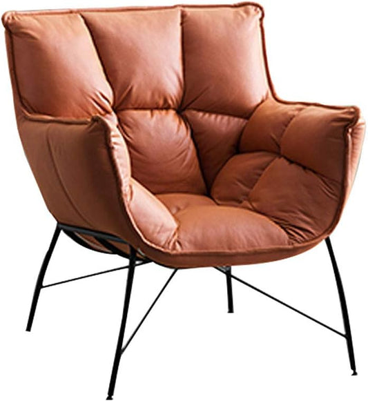 Simple and bright luxury creative single armchair bedroom lazy leisure living room balcony reading small sofa - QUORE
