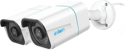 4K Beveiligingscamera Set – IP Camera – Slimme Beveiliging – Bewakingscamera – PoE Camera – Mens- en Voertuigdectie – Weerbestendig IP66