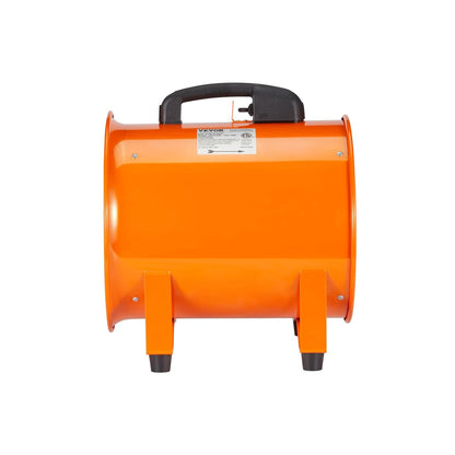 Bouwventilator – Industriële Ventilator – Axiale Ventilator – Werkplaatsventilator – Afzuigventilator – Met 5 M Slang – 255 W AC-Motor – 1720 CFM / 2922 M3/Uur Luchtverplaatsing