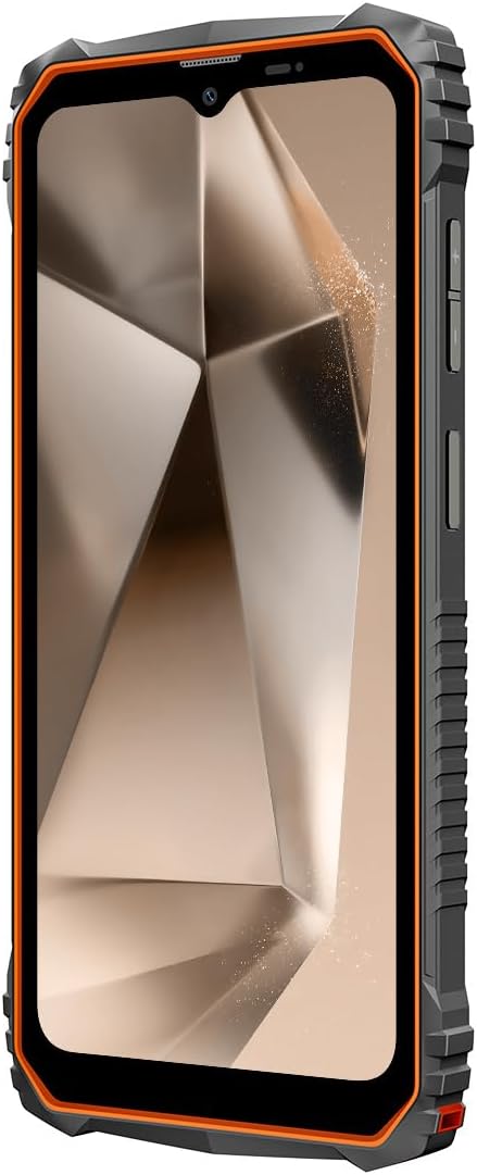 OSCAL Marine 1 Rugged 5G Smartphone, 12GB+128GB (uitbreidbaar tot 2TB), 10600 mAh Batterij, 6,6″ FHD+ IPS Display, 16 MP Camera, Dual SIM/NFC/GPS/IP68/IP69K & MIL-STD-810H, 2 jaar garantie, Oranje