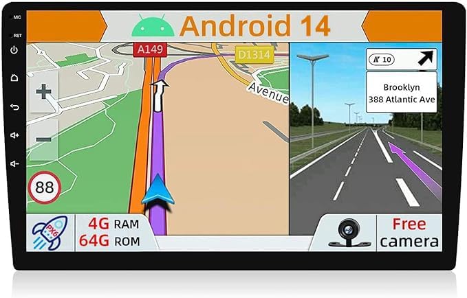 PX6 Android 12 autoradio radio 4G | 64G - GPS 2 Din Bluetooth 5.0 met achteruitrijcamera -IPS 2.5D 10.1 inch - Ondersteunt DAB+ / stuurbediening / 4G / WiFi / Bluetooth / Mirrorlink/Carplay/USB