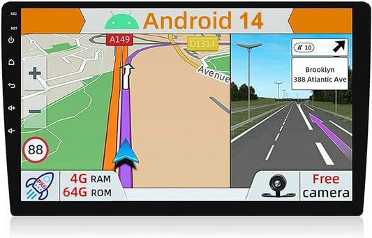 PX6 Android 12 autoradio radio 4G | 64G - GPS 2 Din Bluetooth 5.0 met achteruitrijcamera -IPS 2.5D 10.1 inch - Ondersteunt DAB+ / stuurbediening / 4G / WiFi / Bluetooth / Mirrorlink/Carplay/USB