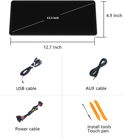 Carplay Autoradio – Multimedia Systeem – Touchscreen Radio – Android Auto Stereo – Ultra Schmal 12,3 Inch – Dual Systeem Linux 5.0 – Geschikt Voor Mercedes Benz E Klasse 2015-2016