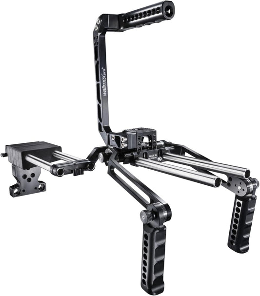 Walimex Pro mutabilis actieset video rig incl. schoudersteun, bovenhandgreep en basiseenheid