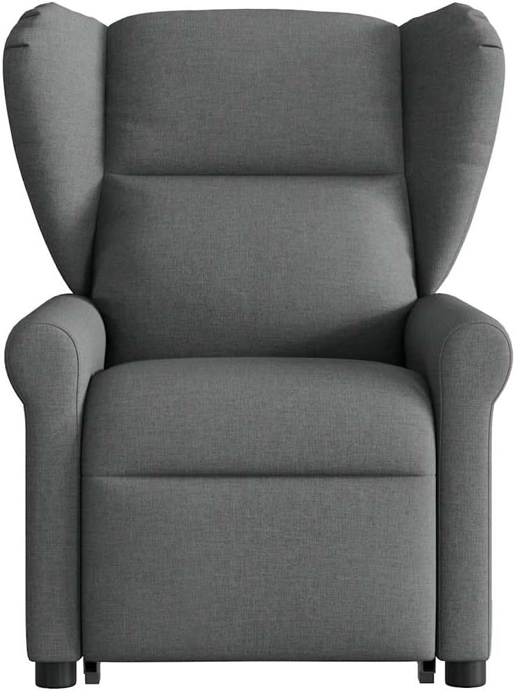 Relaxfauteuil – Elektrische Relaxstoel – Sta-op Stoel – TV Stoel – Draaifauteuil – Elektrische Verstelbare Rugleuning – Sta-op Hulp – Donkergrijze Stoffen Bekleding