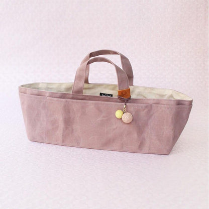 Cohana Canvas storage bag natural-green - 1pc