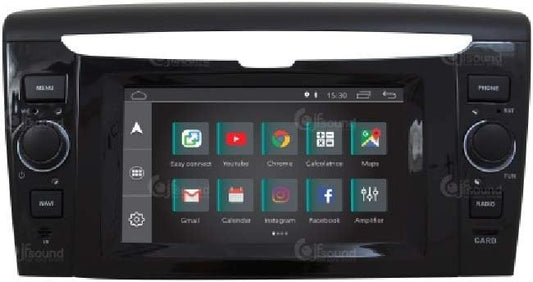 Op maat gemaakte autoradio voor Lancia Ypsilon Android GPS Bluetooth WiFi Dab USB Full HD Touchscreen Display 6.2" Easyconnect