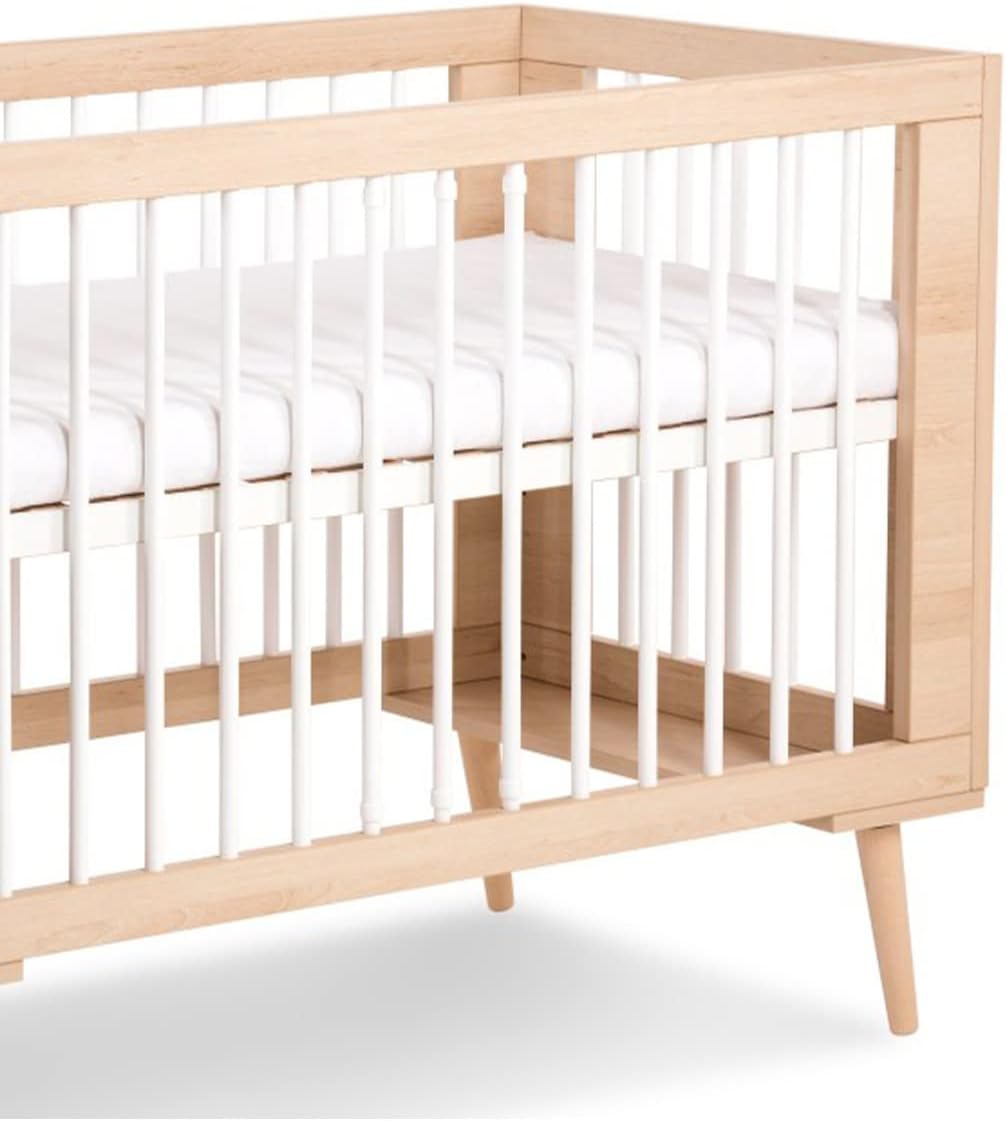 LittleSky by Klups Sofie Baby Cot 60 x 120 cm Beech - QUORE