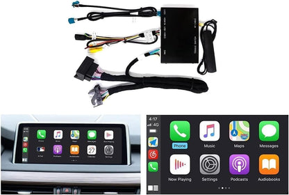 Ninetom Apple Carplay Draadloze adapter, decoder voor BMW NBT-systeem, X1, X3, X4, X5, X6-serie 2012-2016 jaar, ondersteunt draadloze Android Auto, Mirrorlink, GPS-navigatie, Siri, achteruitrijcamera