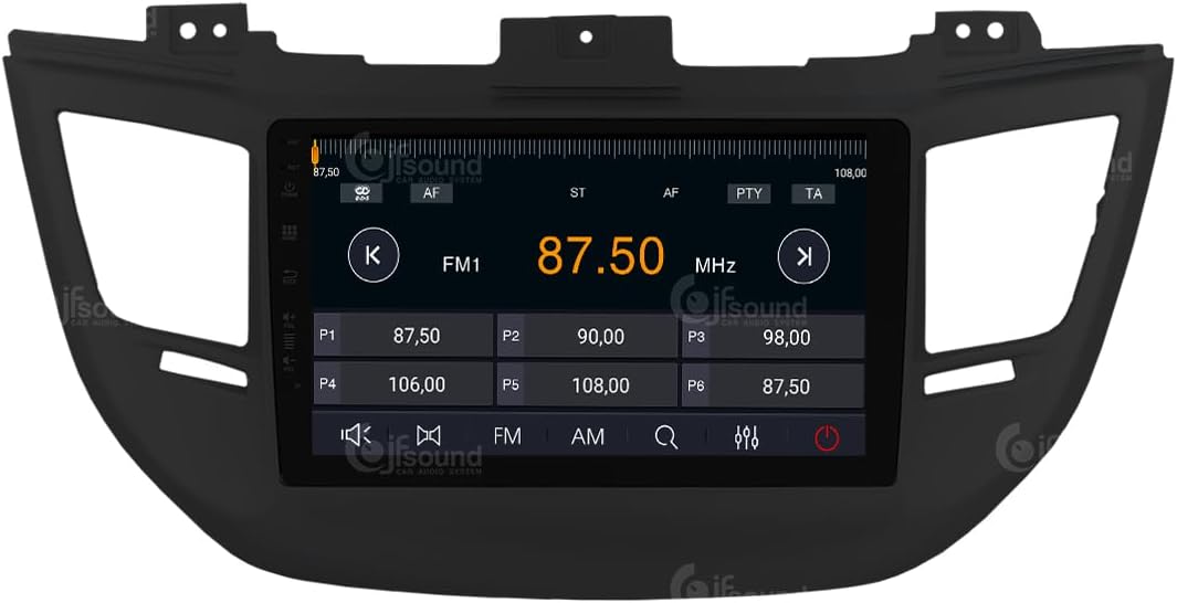 Specifieke autoradio voor Hyundai Tucson schwarz (mit Navigation, Rückfahrkamera und Kenwood-Verstärker als Standard) Android GPS Bluetooth WiFi USB DAB+ Touchscreen 9" 8core Carplay AndroidAuto