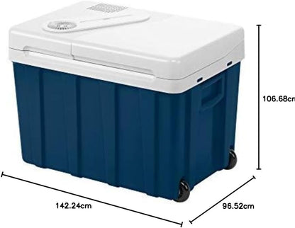 MOBICOOL MQ40W AC/DC 39 liter thermo-elektrische koelbox, metallic blauw - 12/230 V
