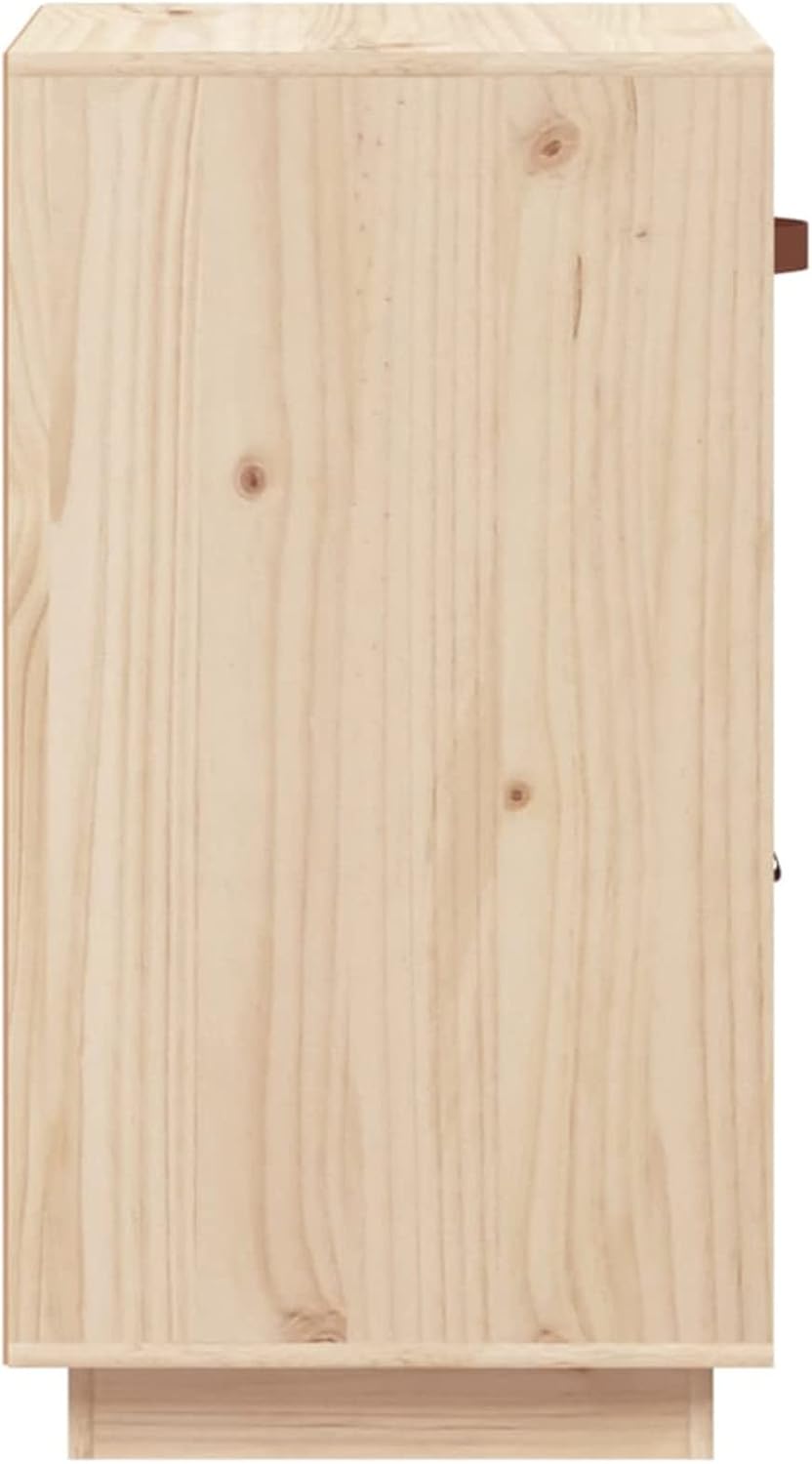 Sideboard Living Room Cabinets Living Room Oblique Storage Cabinet Sideboard 34x40x75cm Solid Wood Pine - QUORE