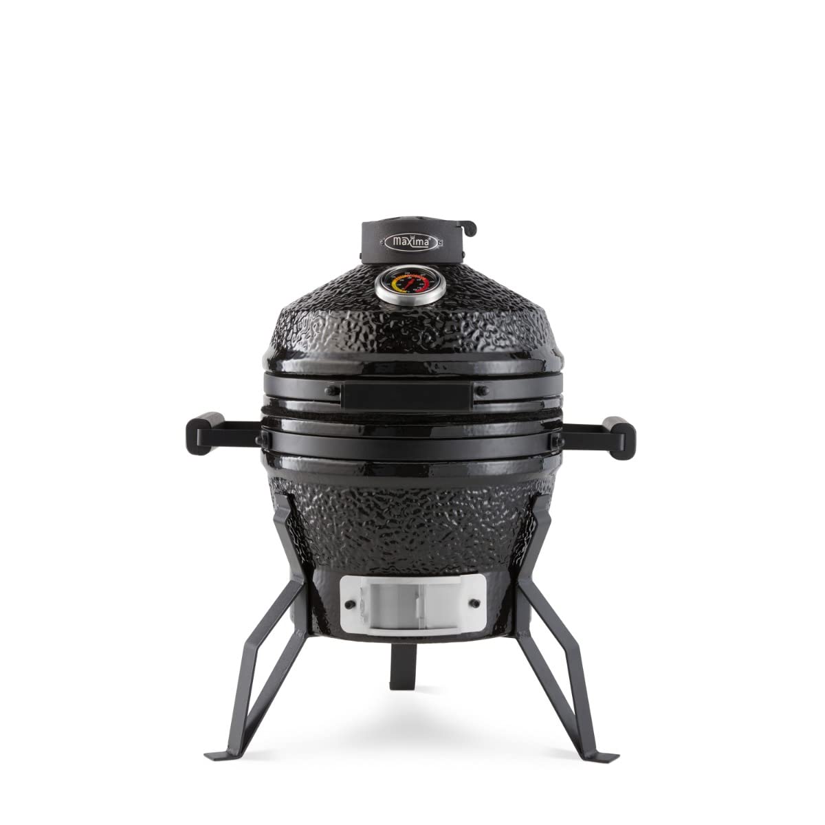 Premium Kamado BBQ 13 inch Ø 33 cm - Charcoal Barbecue - Grilling, Smoking, Baking, Steaming - Cooker - Egg Barbecue Black - QUORE