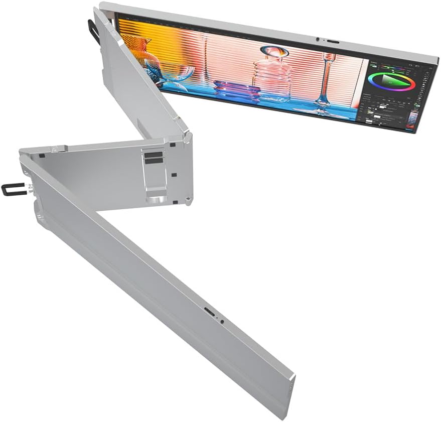 14 Inch Draagbare Monitor voor Laptop – Draagbaar Scherm – Extra Scherm – Tweede Scherm – Extern Beeldscherm – 1920 x 1200 IPS – 100% sRGB