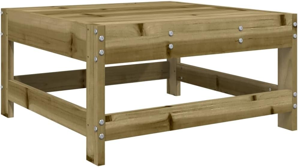 3-delige loungeset van grenenhout, geïmpregneerd tuinmeubelset, outdoor balkonset, terrasmeubels, tuinlounge, zitgroep voor terras, balkon, tuin -B - QUORE