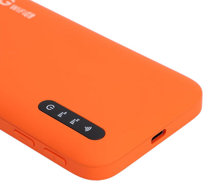 5G WiFi6 Mobiele Hotspot-router, Dual-band High-speed Mobiel Hotspot-apparaat met SIM-kaartsleuf en Hot-swappable Ondersteuning 16 Apparaten 6100 MAh Draagbaar WiFi-apparaat